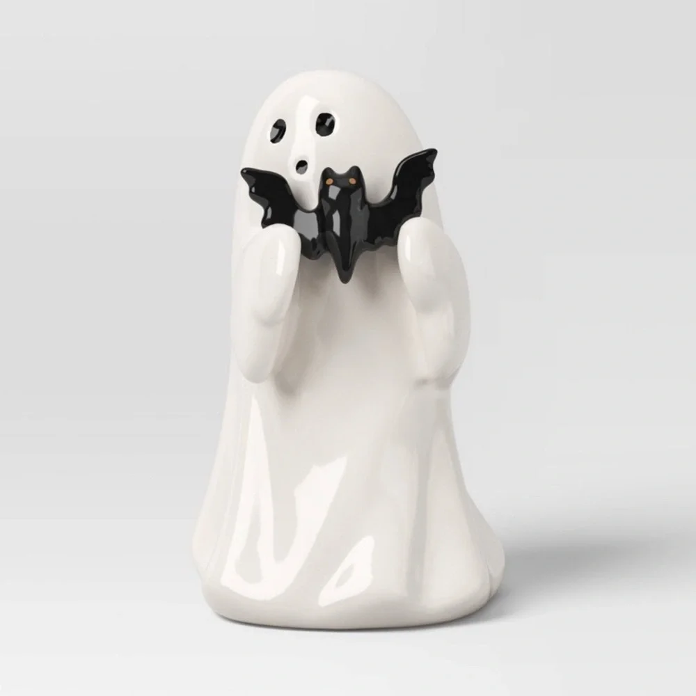 Target - Ceramic Ghost with Bat Halloween Figurine - Hyde and EEK!